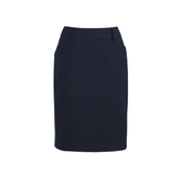 COPL Womens Comfort Wool Stretch Multi-Pleat Skirt