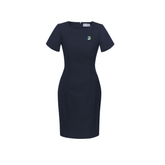 COPL Womens Comfort Wool Stretch Short Sleeve Shift Dress