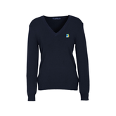 COPL Womens V-Neck Knit Pullover