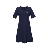 COPL Womens Siena Extended Short Sleeve Dress