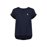 COPL Womens Evelyn Short Sleeve Blouse