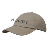 Howdy Washed Chino Cap