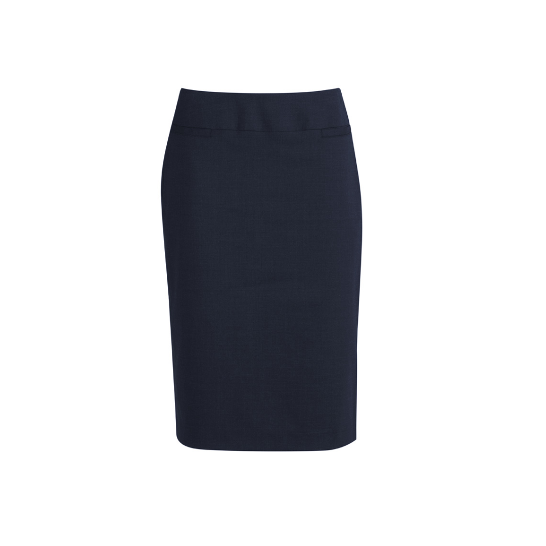 COPL Womens Comfort Wool Stretch Relaxed Fit Lined Skirt