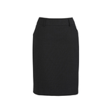 COPL Womens Comfort Wool Stretch Multi-Pleat Skirt