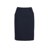 COPL Womens Comfort Wool Stretch Multi-Pleat Skirt