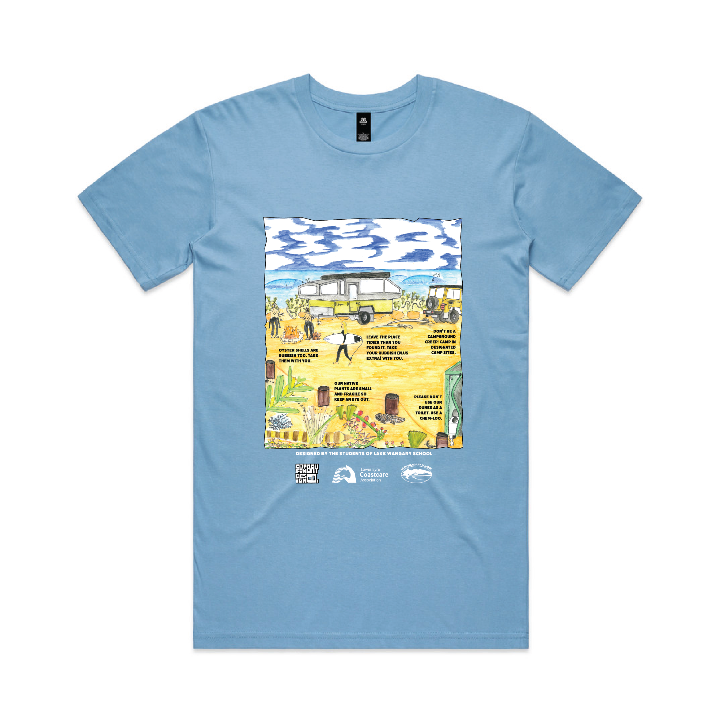 Lake Wangary Coast Care Tee
