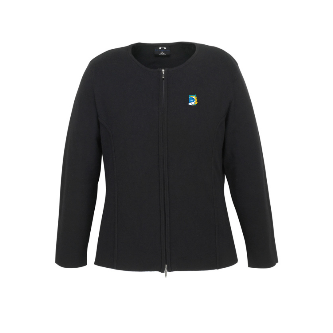 COPL Womens 2-Way Zip Cardigan