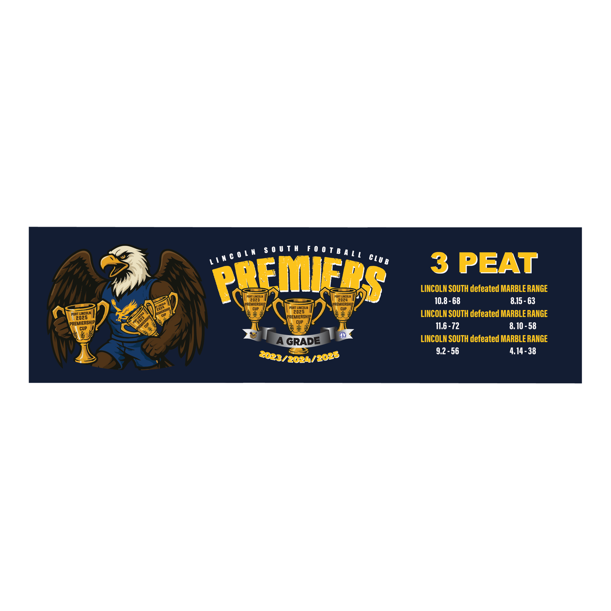 Lincoln South FC 3 Peat Bar Mat