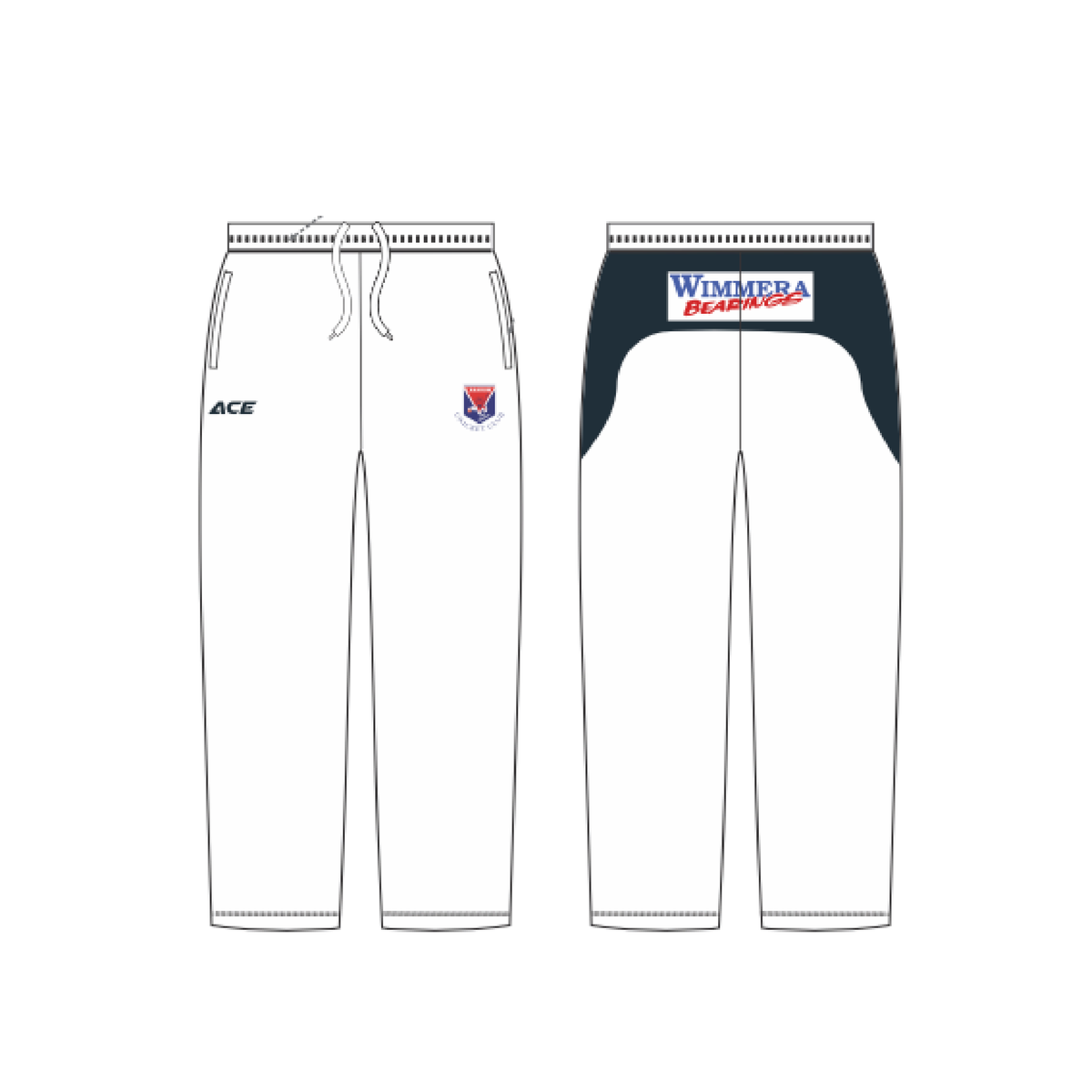 Laharum CC Playing Trousers - White