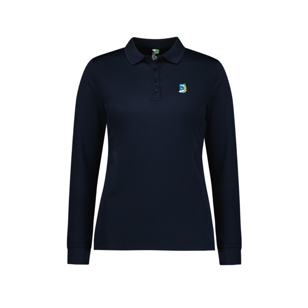 COPL Womens Action Long Sleeve Polo
