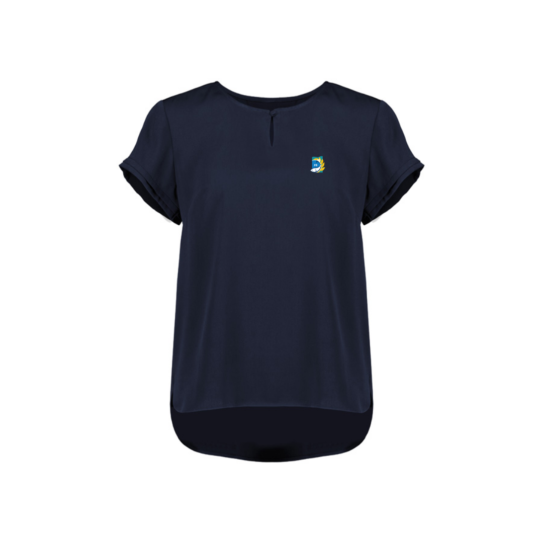 COPL Womens Evelyn Short Sleeve Blouse