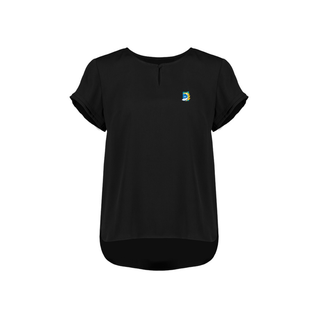 COPL Womens Evelyn Short Sleeve Blouse