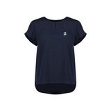 COPL Womens Evelyn Short Sleeve Blouse