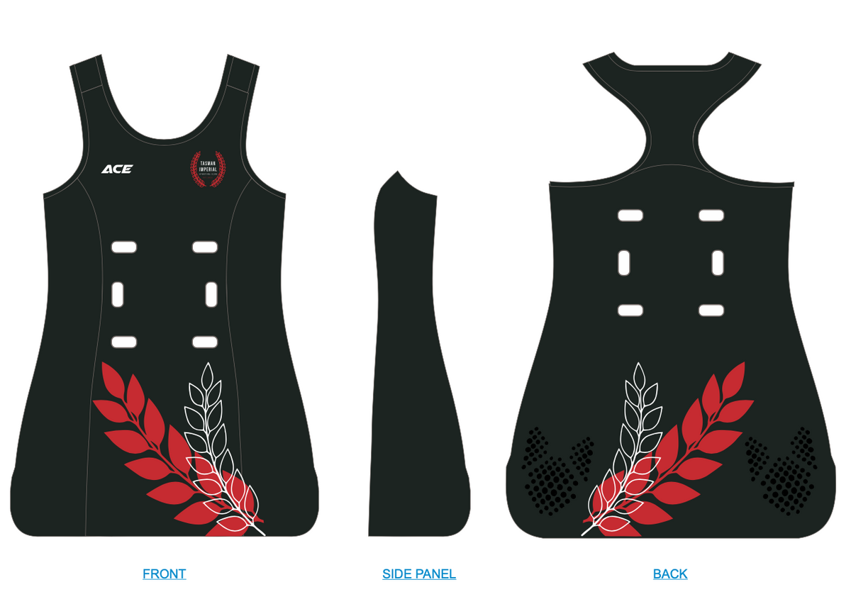TISC Netball Dress (Racer Back) PRE ORDER
