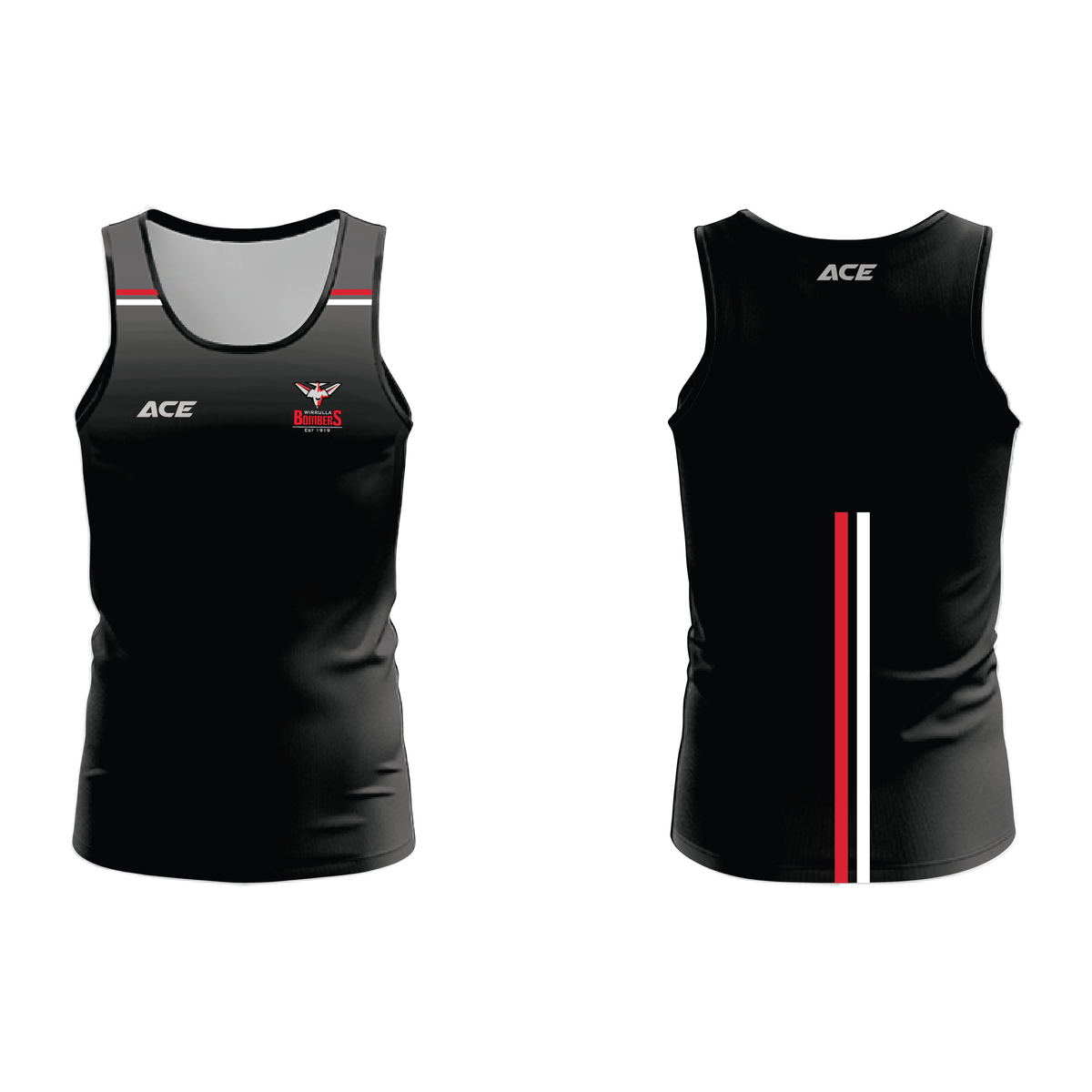 Wirrulla Bombers Singlet (WIDEBACK)