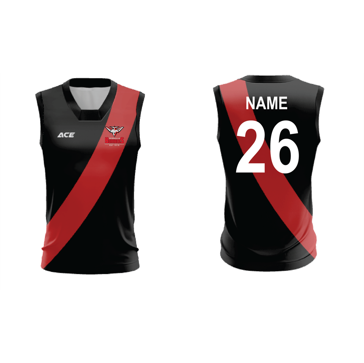 Wirrulla Bombers Replica Training Guernsey