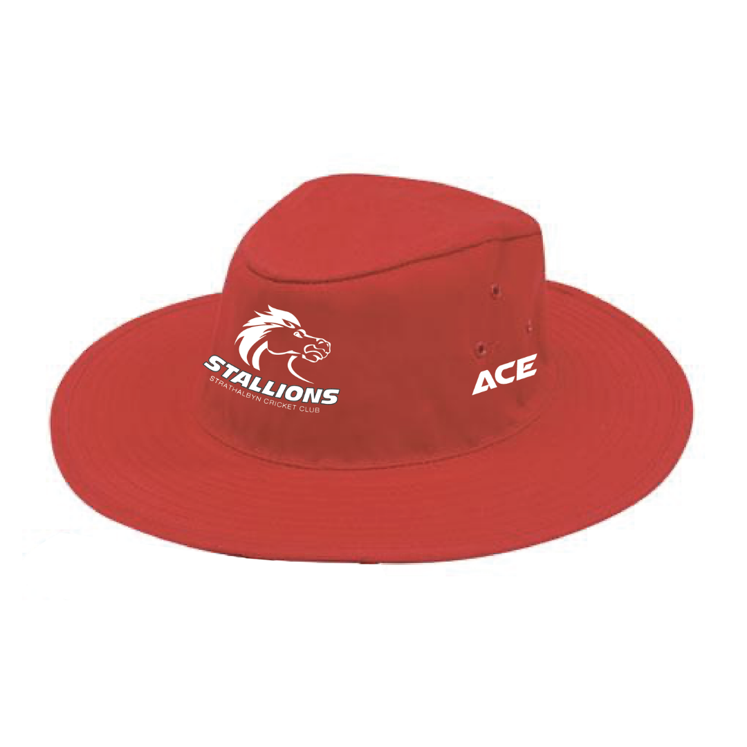 Strathalbyn CC Stallions Wide Brim Cap