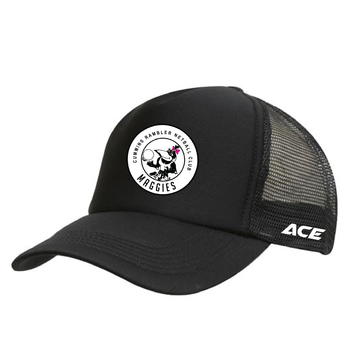 Cummins Ramblers Trucker Cap - NETBALL LOGO